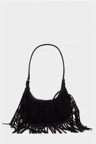 Woman Suede Shoulder Bag