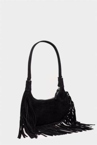 Woman Suede Shoulder Bag