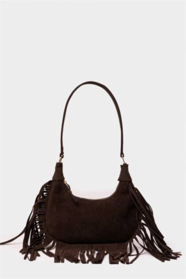 Woman Suede Shoulder Bag
