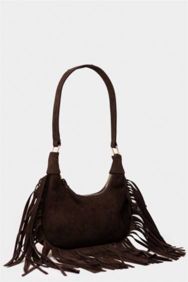 Woman Suede Shoulder Bag