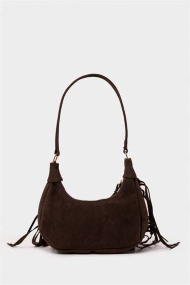 Woman Suede Shoulder Bag
