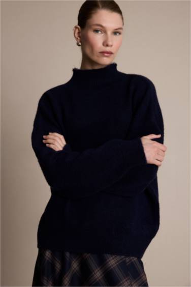 بلوز تريكو اوفر سايز هاينك بياخة عالية