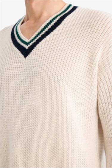 بلوز تريكو قصة مريحة