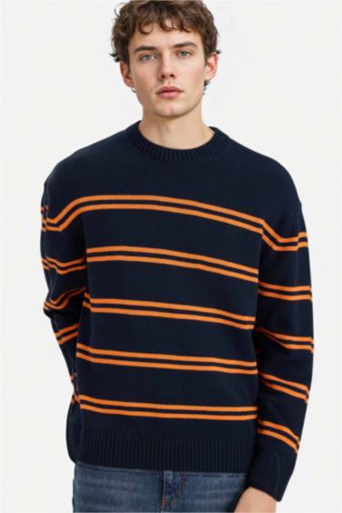 بلوز تريكو قصة مريحة