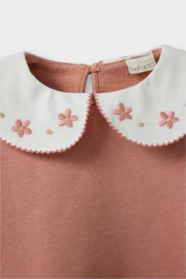 سويت شيرت فلورال اوفر سايز ببطانة ناعمة