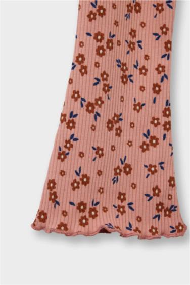 ستريج فلورال مضلع برجل واسع