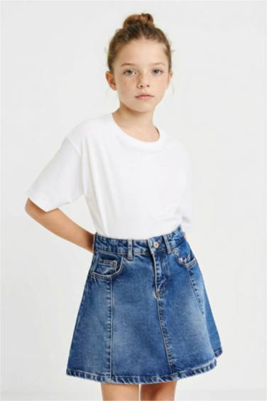 Girl Denim Skirt