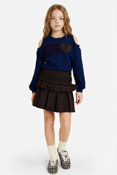 Kız Çocuk Pileli Etek