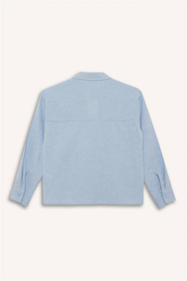 Regular Fit Long Sleeve Poplin Shirt