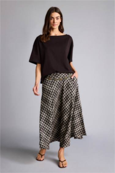 A Kesim Midi Etek - Görsel 2