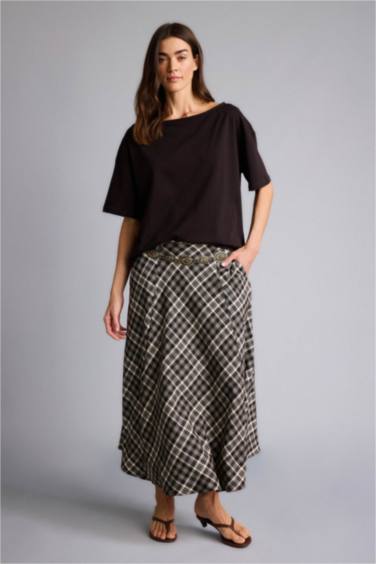 A Kesim Midi Etek - Görsel 3