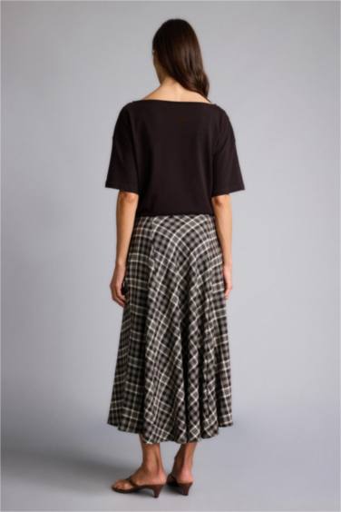 A Kesim Midi Etek - Görsel 6