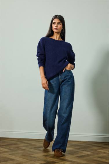 Yumuşak Dokulu Alpaka Yünü Triko Kazak