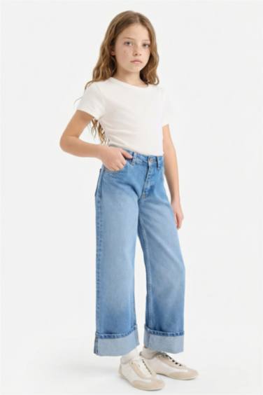 Girl Straight Fit Large Jeans