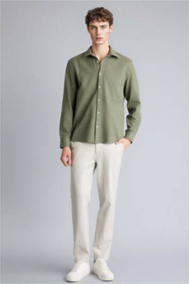 REGULAR FIT %100 Pamuk Gömlek - Görsel 2