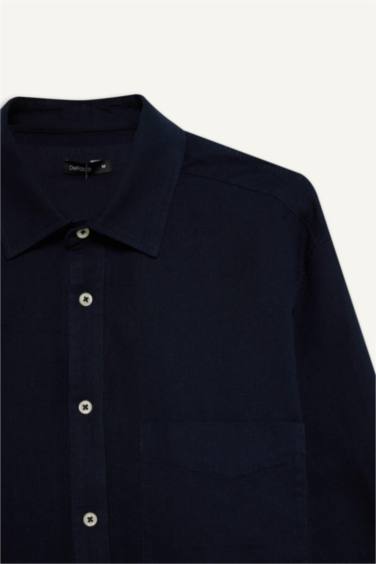 REGULAR FIT %100 Pamuk Gömlek - Görsel 7