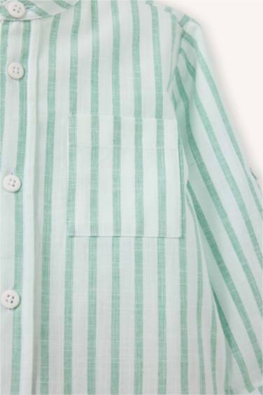 Baby Boy Poplin 2 Piece Set