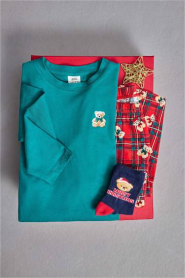 Erkek Çocuk Regular Fit 2'li Pijama Takımı