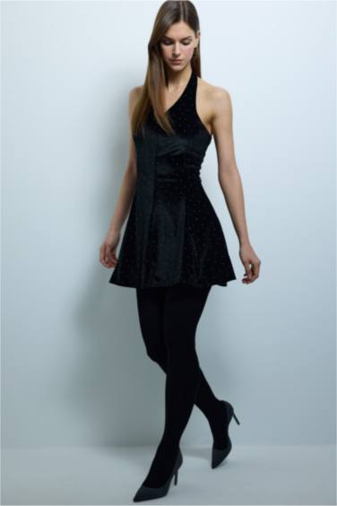 Kadın Basic Düz Modal Kalın Külotlu Çorap