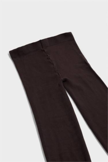 Kadın Basic Düz Modal Kalın Külotlu Çorap