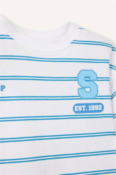 تيشيرت بيبي ولادي نص ردن اوفر سايز