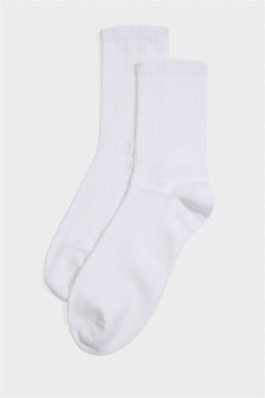 Erkek Rahat Lastikli 5'li Pamuklu Uzun Çorap