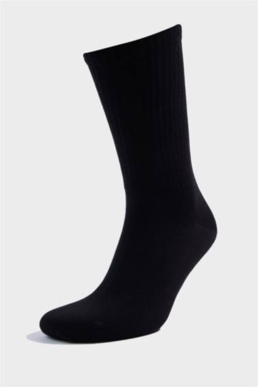 Erkek Rahat Lastikli 3'lü Pamuklu Uzun Çorap