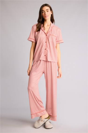 Desenli Softshell Pijama Takımı - Görsel 2