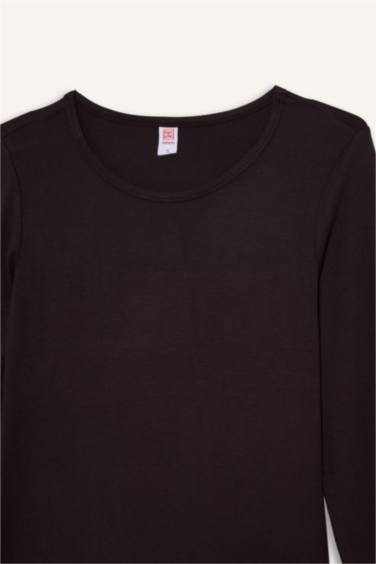 Crew Neck Long Sleeve Top