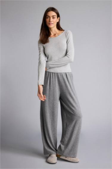 Bisiklet Yaka Uzun Kollu Üst - Görsel 2