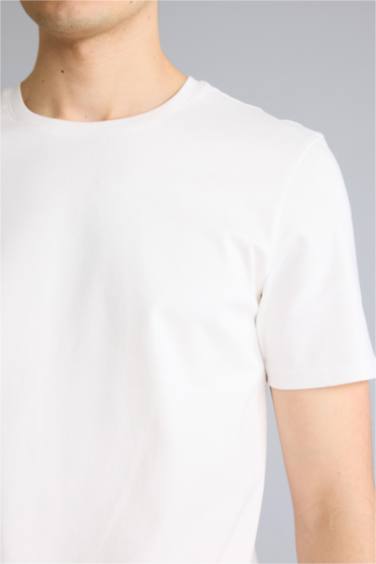 Slım Fıt Premium Kısa Kollu Tişört - Görsel 4