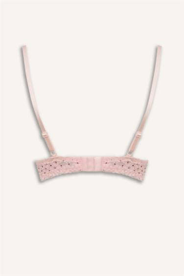 Dantelli Kapsız Pedsiz Balenli Balkonet Sütyen