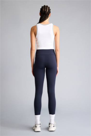 Yüksek Bel Sporcu Tayt - Görsel 6