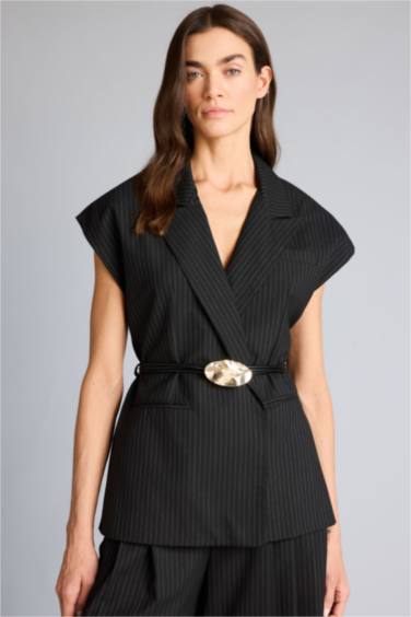 Ceket Yaka Yelek - Görsel 6