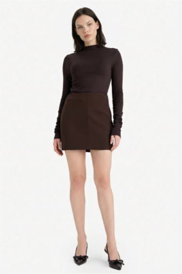 A Kesim Normal Bel Mini Etek