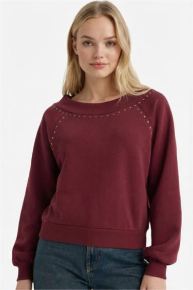 Oversize Fit Long Sleeve Sweatshirt