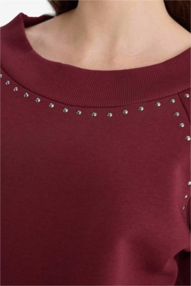 Oversize Fit Long Sleeve Sweatshirt