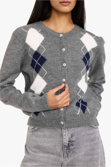 Regular Fit Crew Neck Cardigan