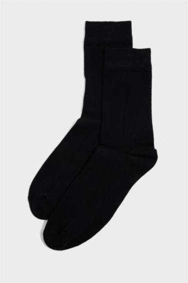 Erkek Dikişsiz 5'li Bambu Uzun Çorap