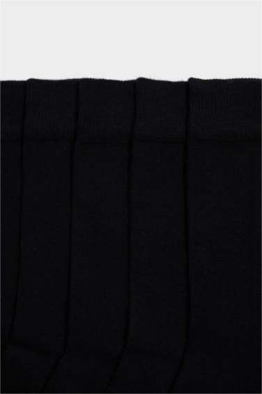 Erkek Dikişsiz 5'li Bambu Uzun Çorap