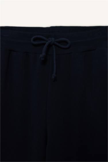 Balloon Fit Beli Bağcıklı Geniş Paça Eşofman Altı