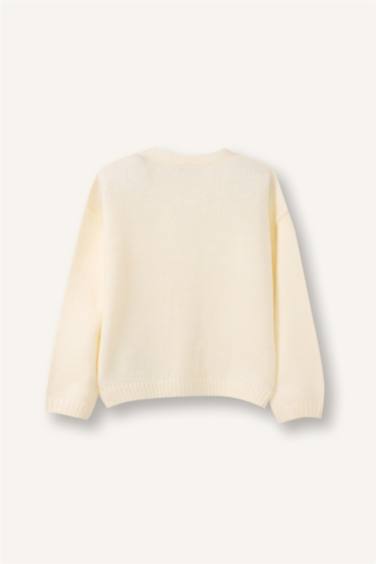 جاكيت بيبي بناتي مطرز قصة عادية بياخة V