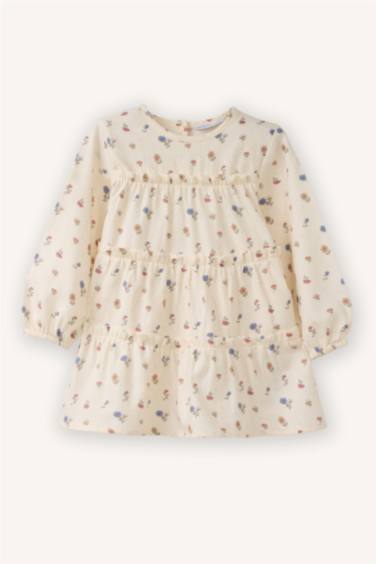 فستان بيبي بناتي تويل قصة عادية ردن طويل