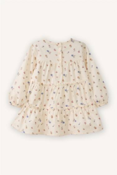 فستان بيبي بناتي تويل قصة عادية ردن طويل