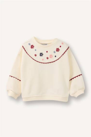 Oversize Sweatshirt Kız Bebek