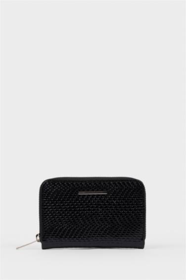 Kadın Gofre Dokulu Cüzdan
