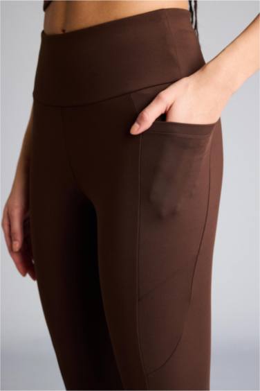 Yüksek Bel Sporcu Tayt - Görsel 5