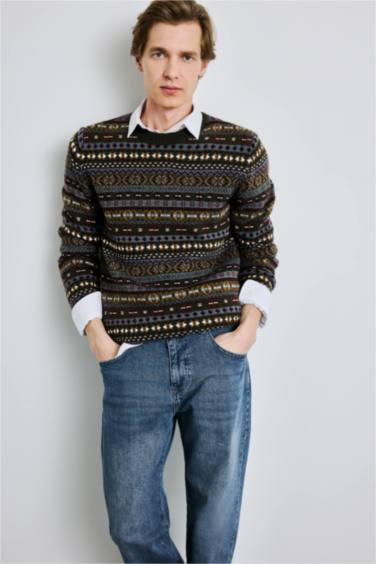 Standart Fıt Triko Kazak