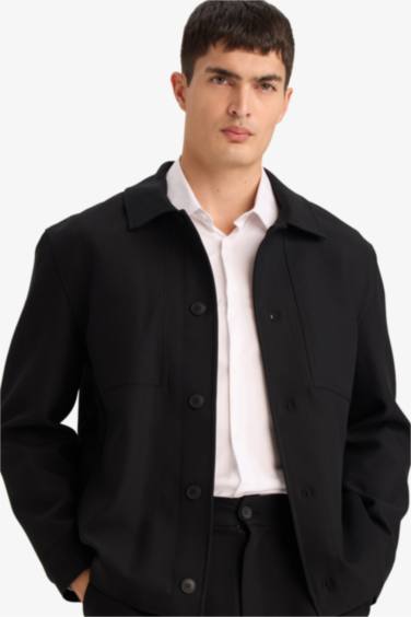 Regular Fit Cotton Lined Blazer