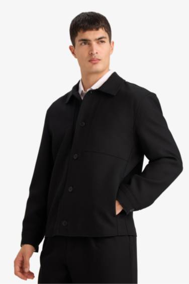 Regular Fit Cotton Lined Blazer